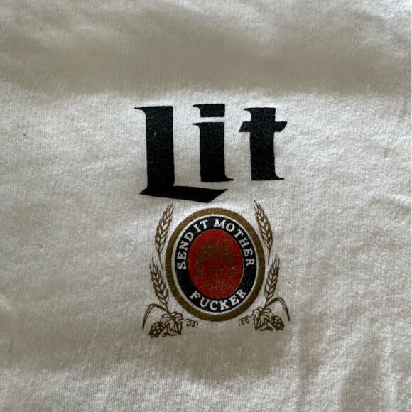 Welit WeBigInc Lit white tee shirt - XL - Picture 2 of 4